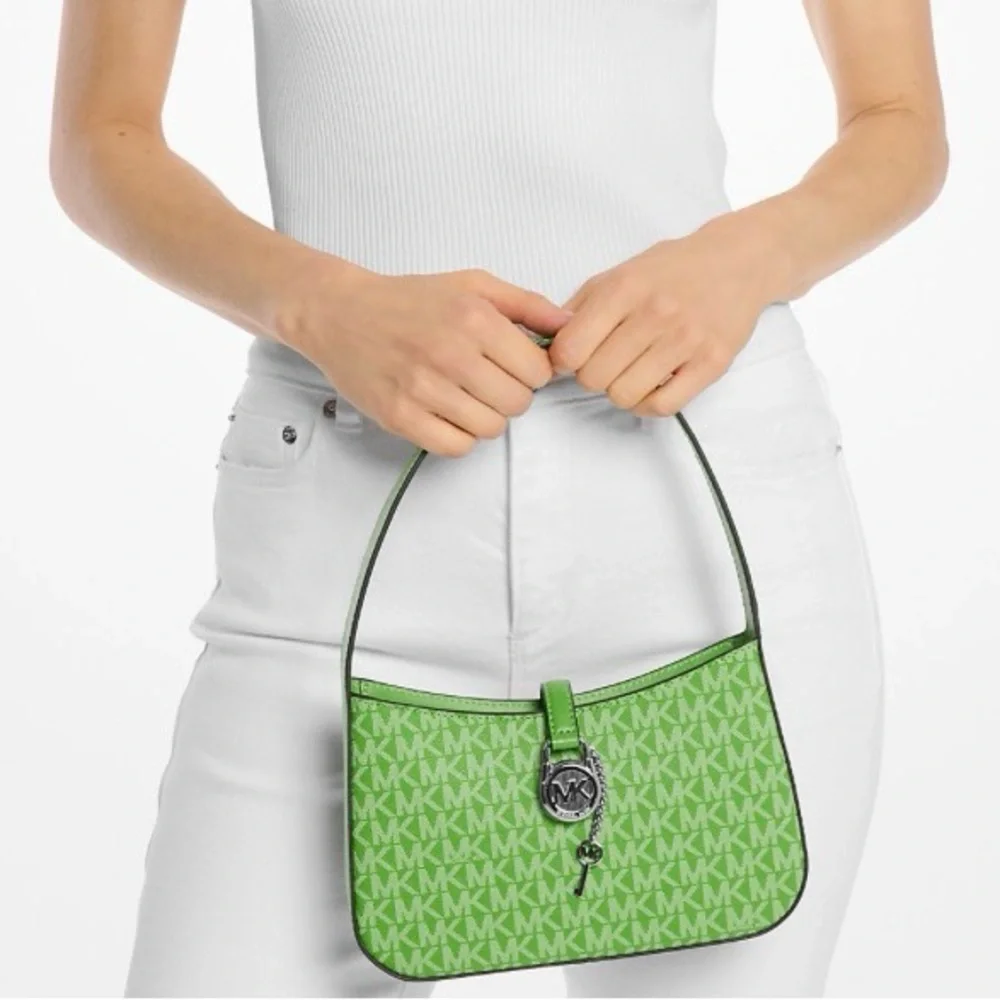 Michael Kors Lyra Signature Logo Pochette Bag